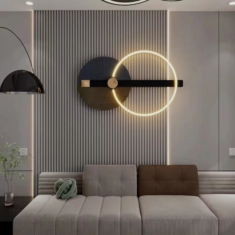 Lámpara de pared LED de metal moderna minimalista
