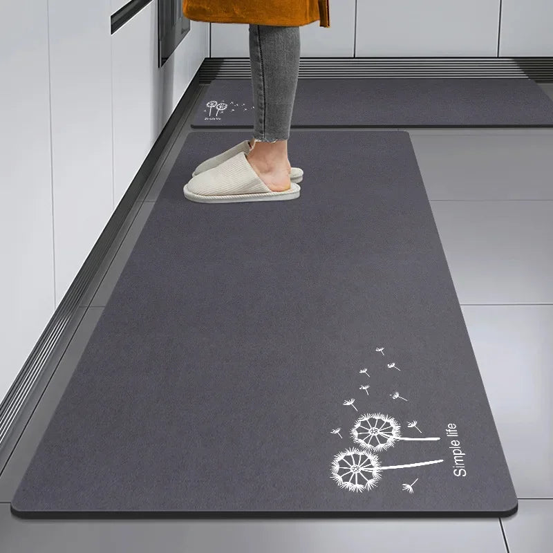 Alfombra anticaída absorbente antideslizante de secado rápido