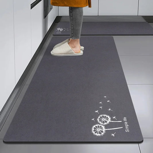 Alfombra anticaída absorbente antideslizante de secado rápido