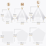 Tienda tipi para mascotas, casa portátil lavable con cojín