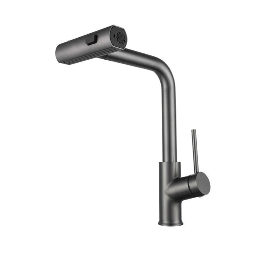 Grifo extraíble para lavabo con sensor de cascada y 3 modos