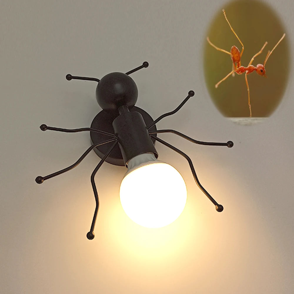 Lámpara de pared LED moderna estilo dibujos animados nórdicos