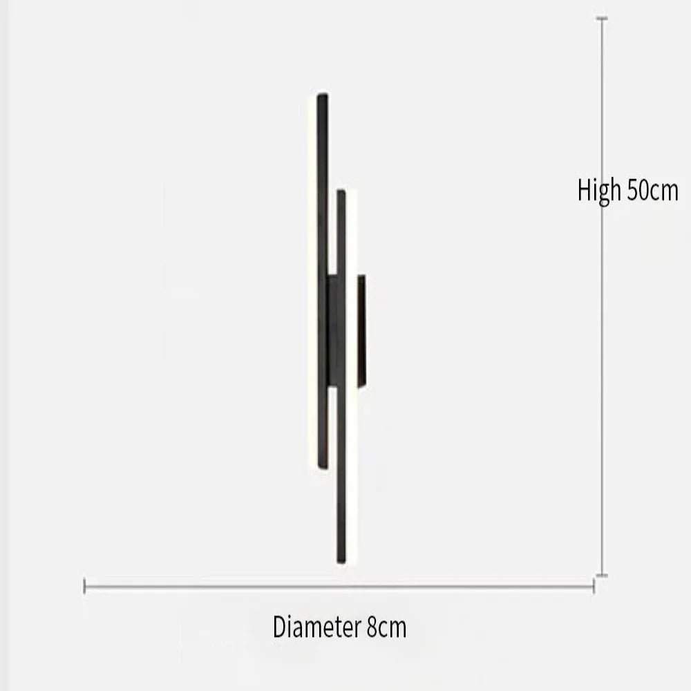 Lámpara de pared LED con escalones minimalistas modernos
