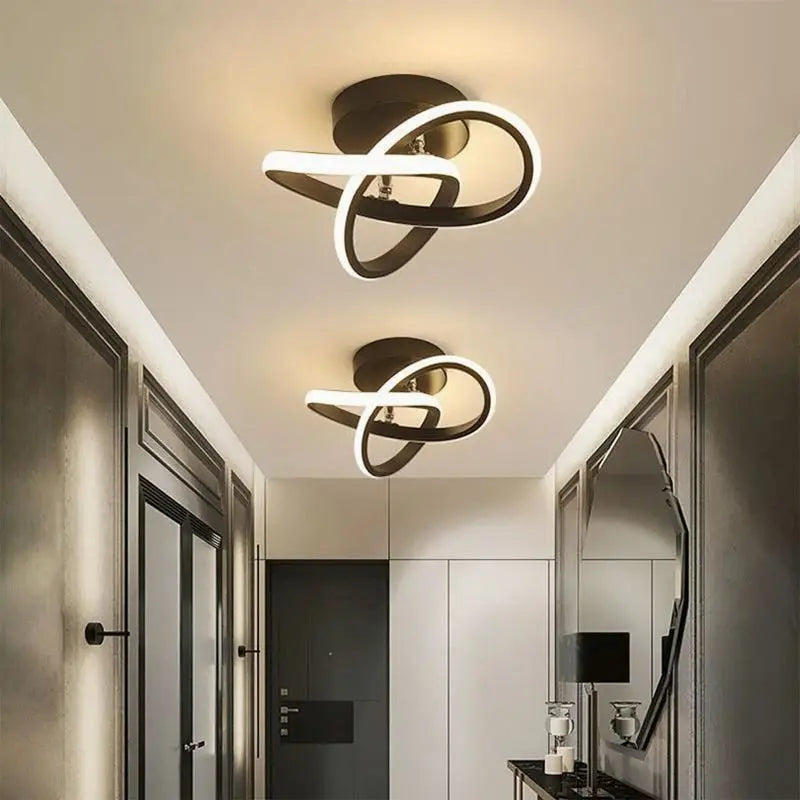 Lámpara de techo LED minimalista moderna con forma de círculo
