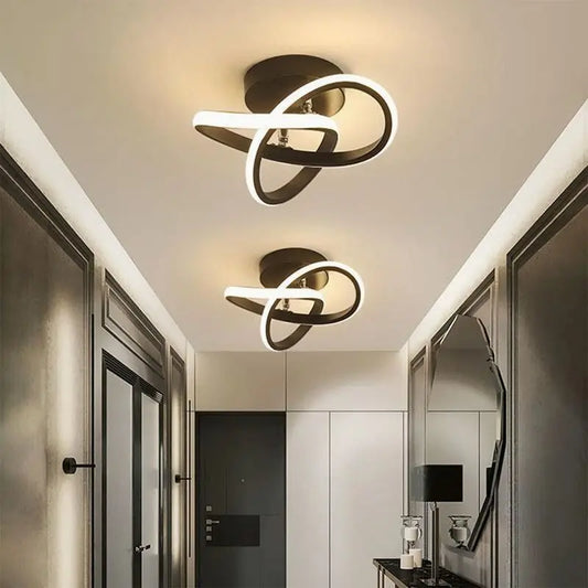 Lámpara de techo LED minimalista moderna con forma de círculo