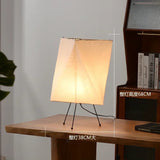 Lámpara de pie de esquina con soporte de papel LED