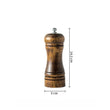 Molinillo de madera para sal, pimienta y especias Molinillo de cerámica