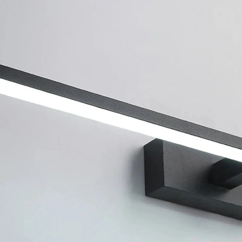 Lámpara de pared para baño moderna de aluminio con LED de tres colores