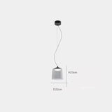 Lámparas colgantes de techo LED de cristal nórdico