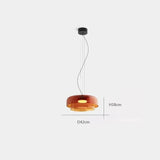 Lámparas colgantes de techo LED de cristal nórdico
