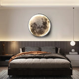 Iluminación interior decorativa de la lámpara de luna de pared LED moderna
