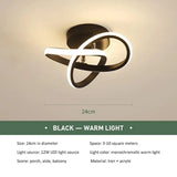 Lámpara de techo LED minimalista moderna con forma de círculo