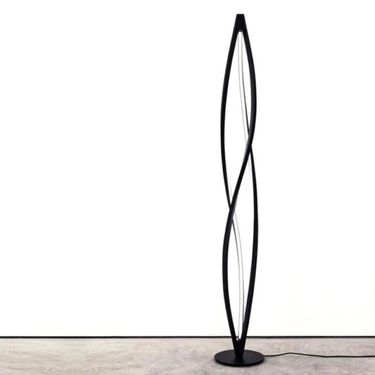 Lámpara de pie con luces LED geométricas de arte moderno