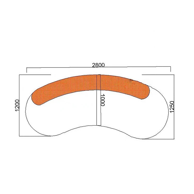 Sofá seccional comprimido al vacío
