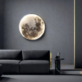 Iluminación interior decorativa de la lámpara de luna de pared LED moderna