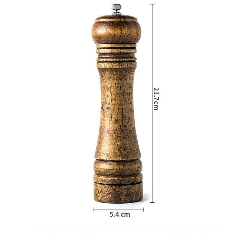 Molinillo de madera para sal, pimienta y especias Molinillo de cerámica