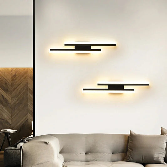 Lámpara de pared LED con escalones minimalistas modernos