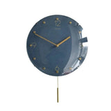 Reloj de pared Clásico Metálico Nórdico Vintage Metal Péndulo