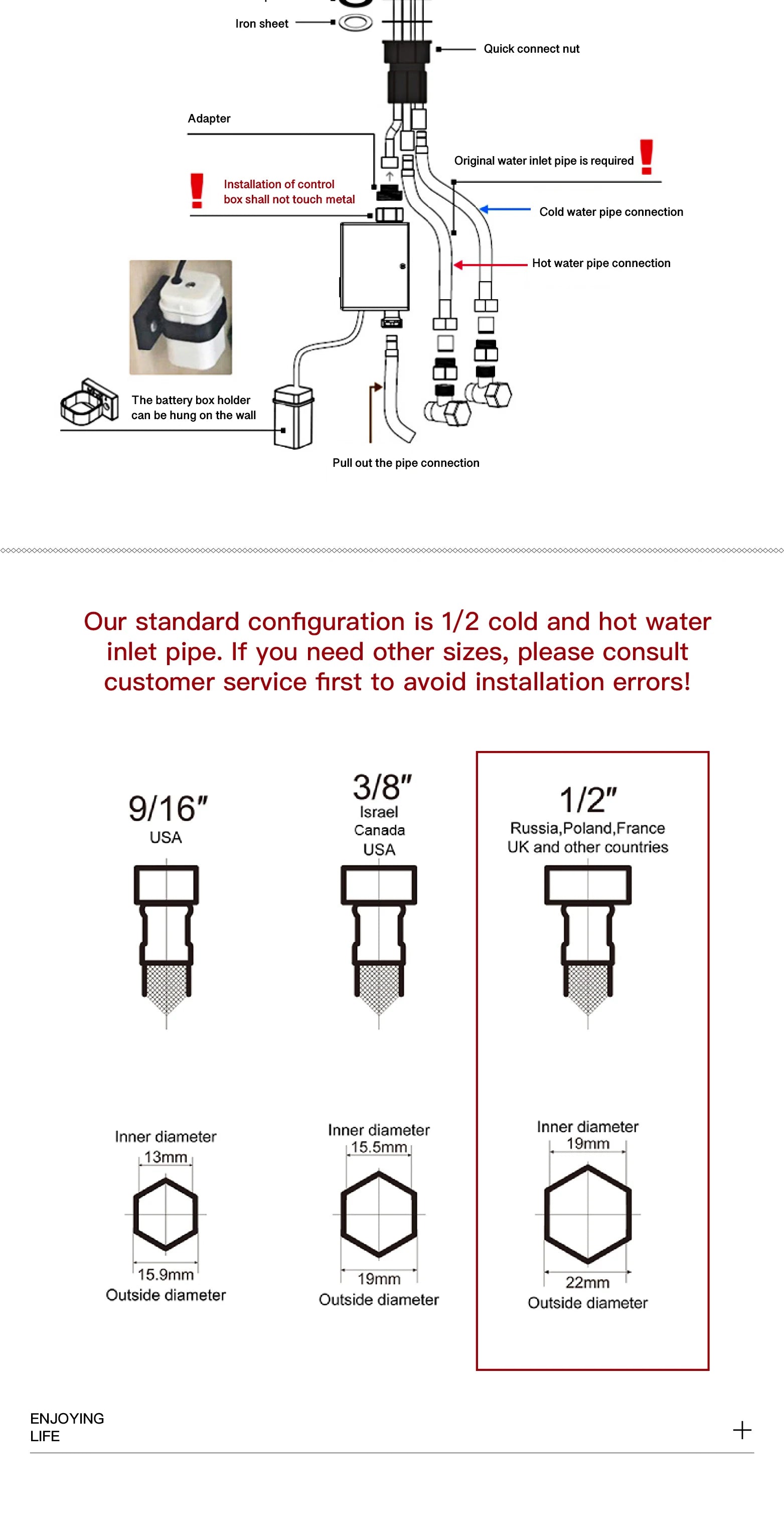 Grifo magnético para fregadero con interruptor táctil, control dual de agua fría y caliente