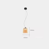 Lámparas colgantes de techo LED de cristal nórdico