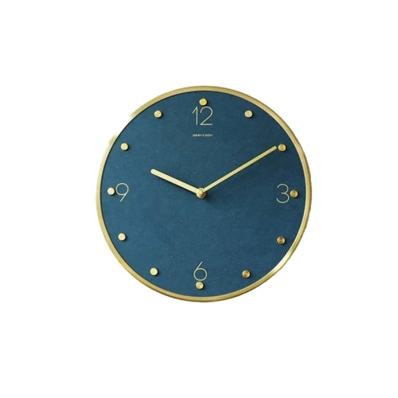 Reloj de pared Clásico Metálico Nórdico Vintage Metal Péndulo