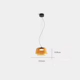 Lámparas colgantes de techo LED de cristal nórdico