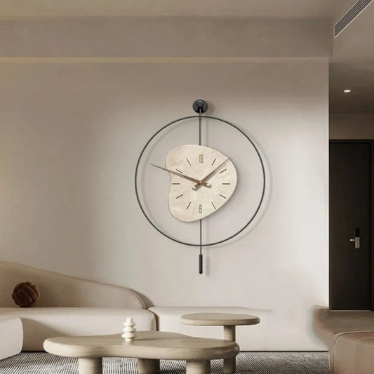 Reloj de pared luminoso de Londres, péndulo minimalista Digital