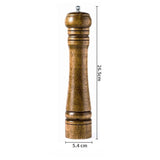 Molinillo de madera para sal, pimienta y especias Molinillo de cerámica