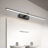 Lámpara de pared para baño moderna de aluminio con LED de tres colores