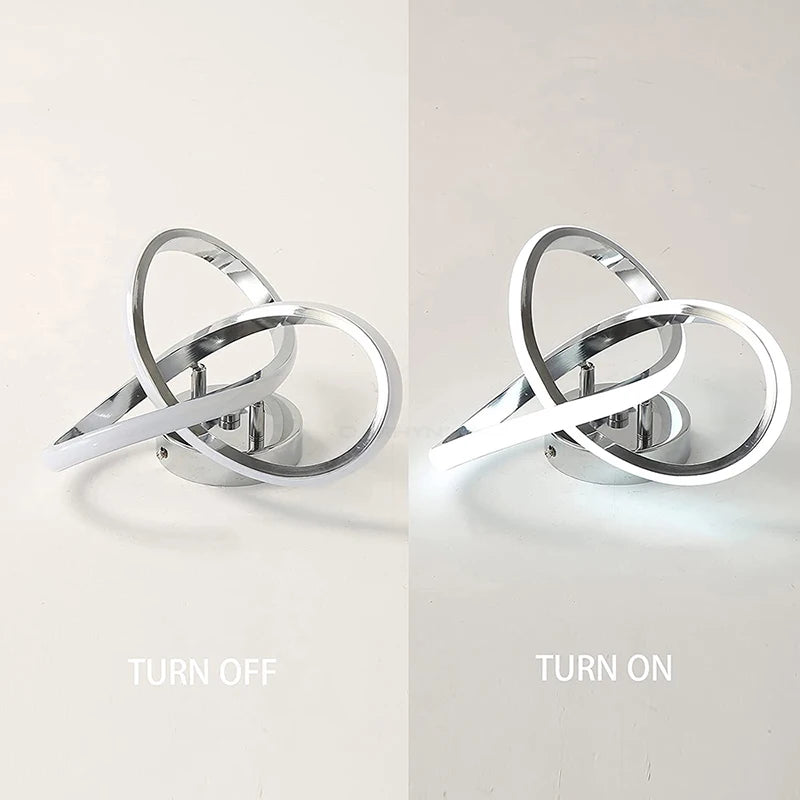 Lámpara de techo LED minimalista moderna con forma de círculo