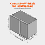 Tier Corner Pull Out Organizer 4 Shelf Kitchen Cabinet Organizer