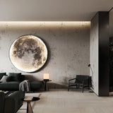 Iluminación interior decorativa de la lámpara de luna de pared LED moderna