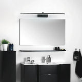 Lámpara de pared para baño moderna de aluminio con LED de tres colores