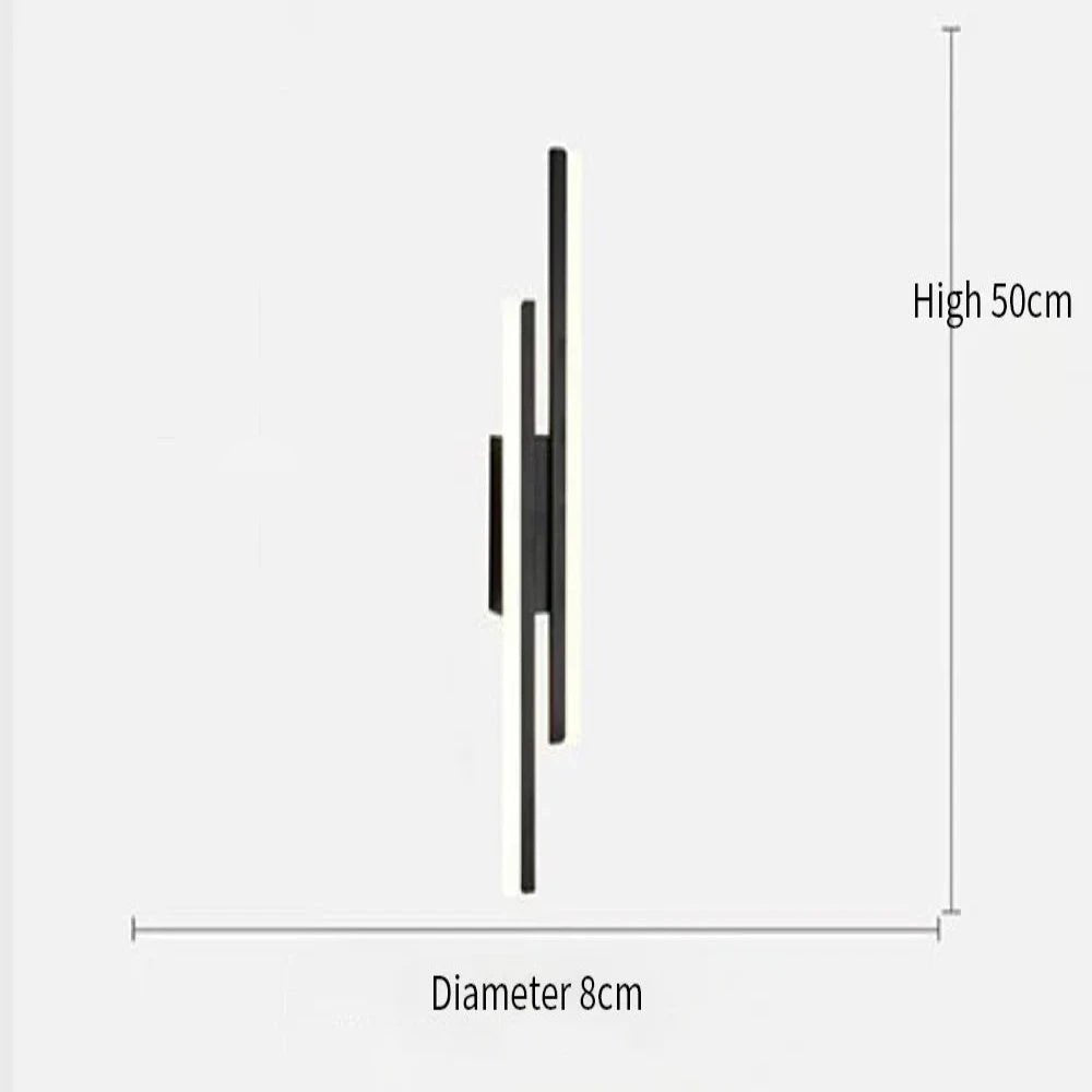 Lámpara de pared LED con escalones minimalistas modernos