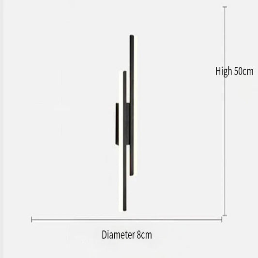 Lámpara de pared LED con escalones minimalistas modernos