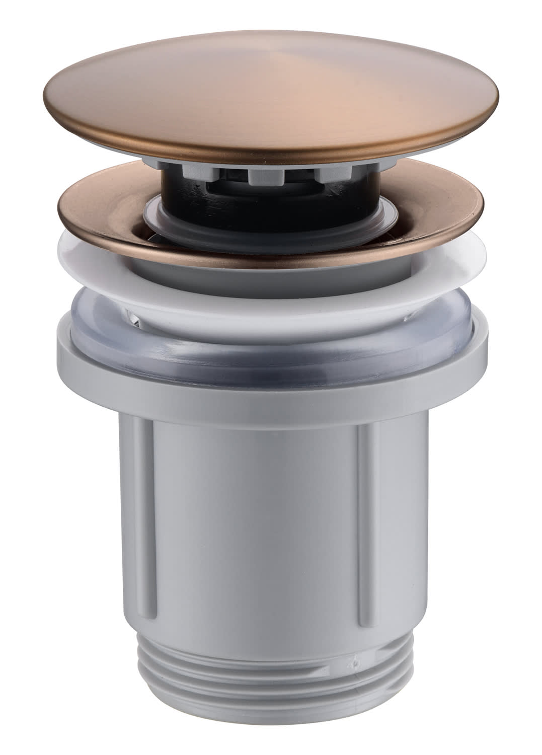 Valvula Click-Clack Pvc Oro Rosa Cepillado