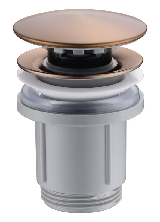 Valvula Click-Clack Pvc Oro Rosa Cepillado