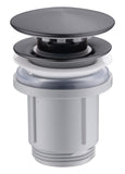 Valvula Click-Clack Pvc Black Gun Metal