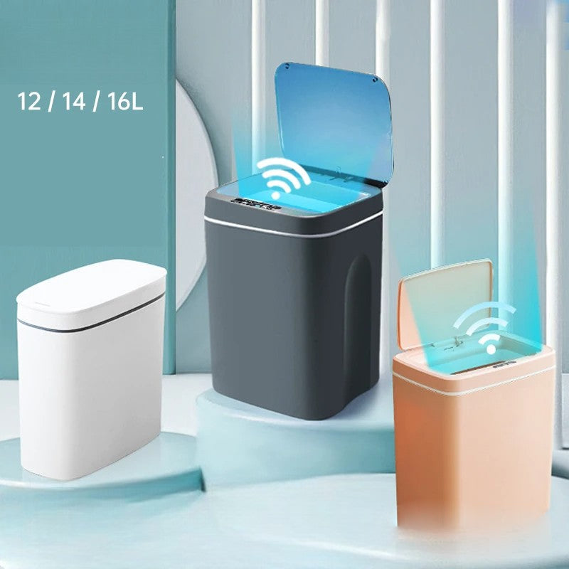 Bote de basura inteligente táctil eléctrico multifunción automático