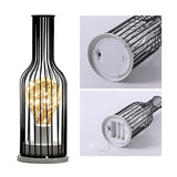 Lámpara LED de estilo industrial ahuecada