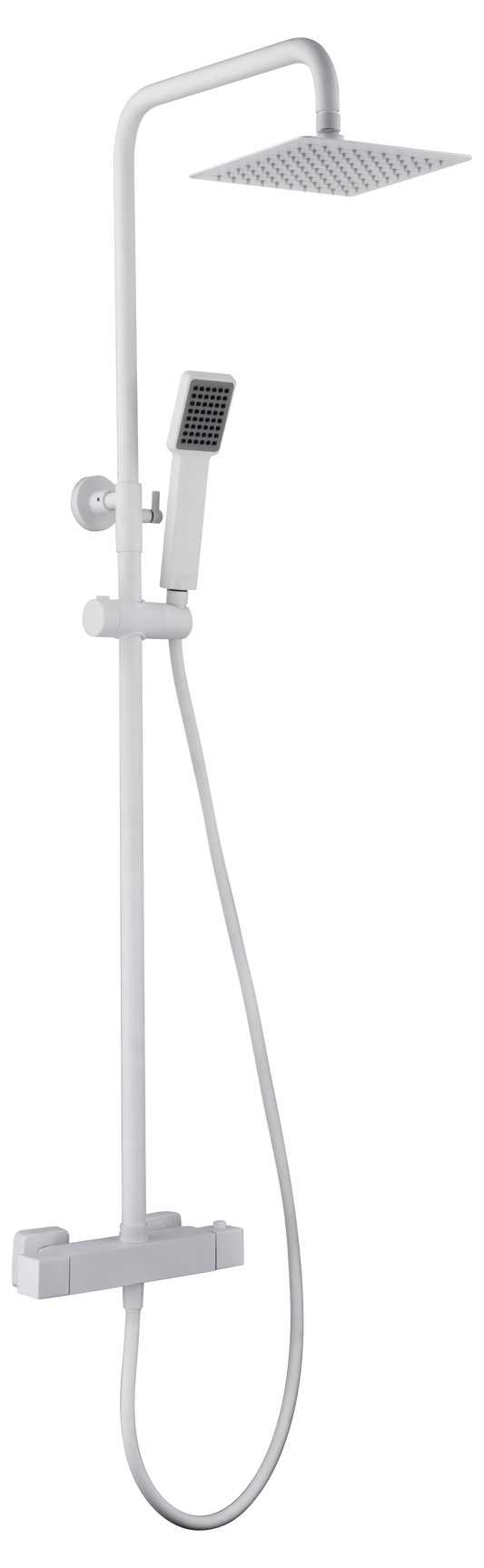 Conjunto Ducha Termostático Art Blanco Mate