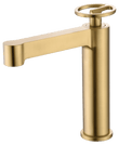 Monomando Lavabo Olimpo Oro Cepillado