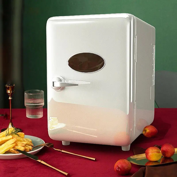 Mini refrigerador multifuncional vintage