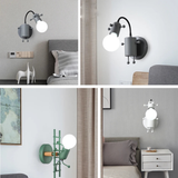 Lámpara de pared LED moderna estilo dibujos animados nórdicos