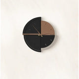 Reloj de pared minimalista retro redondo geométrico abstracto