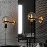 Lámpara LED de pared y colgante de anillo