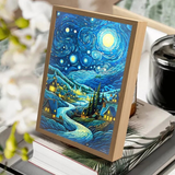 Arte de pintura con luz LED de carga inalámbrica USB