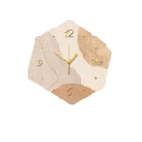 Reloj de pared luminoso abstracto moderno estilo geométrico