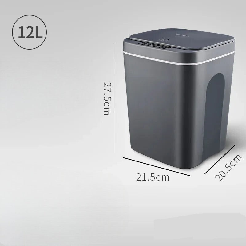 Bote de basura inteligente con sensor automático a prueba de agua