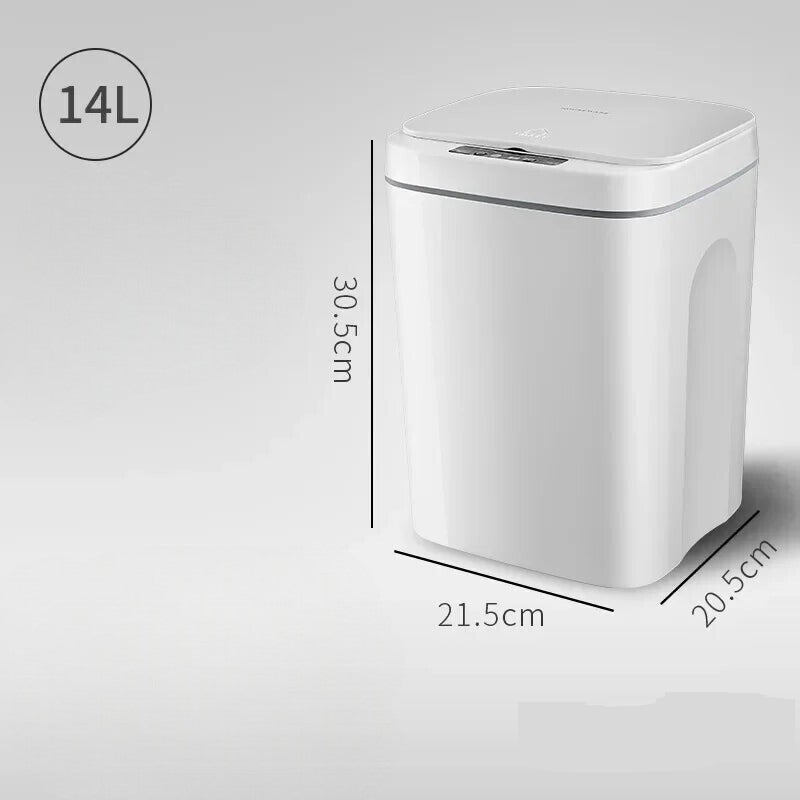 Bote de basura inteligente con sensor automático a prueba de agua